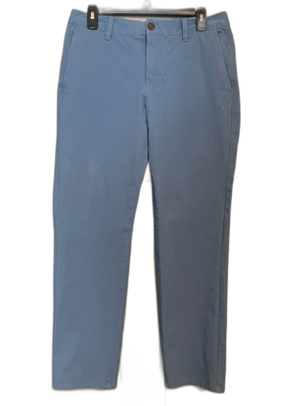 Bonobos Sz 30 Dusty Blue Tailored Straight Fit Chino Pants Preppy